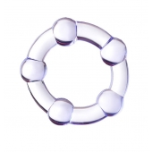 Фиолетовое эрекционное кольцо A-Toys - A-toys - в Новочеркасске купить с доставкой