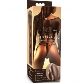 Коричневый мастубратор-вагина Nicole s Kitty - Blush Novelties - в Новочеркасске купить с доставкой