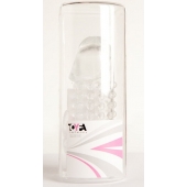 Гелевая прозрачная насадка с 2 отростками - 13 см. - Toyfa Basic - в Новочеркасске купить с доставкой