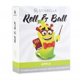 Стимулирующий презерватив-насадка Roll   Ball Apple - Sitabella - купить с доставкой в Новочеркасске