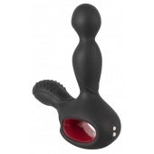 Черный вибромассажер простаты с нагревом и ротацией Prostate Plug - 14,5 см. - Orion - в Новочеркасске купить с доставкой