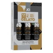 Подарочный набор вкусовых лубрикантов Tri-Me Triple Pack Gelato - System JO - купить с доставкой в Новочеркасске