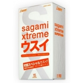 Ультратонкие презервативы Sagami Xtreme SUPERTHIN - 15 шт. - Sagami - купить с доставкой в Новочеркасске