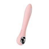 Розовый силиконовый вибратор с электростимуляцией GALVANI VIBE - 21 см. - ToyFa - купить с доставкой в Новочеркасске