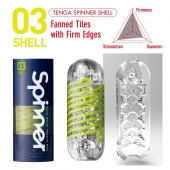 Мастурбатор SPINNER Shell - Tenga - в Новочеркасске купить с доставкой