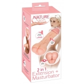 Телесная насадка-мастурбатор 2-in-1 Extension Masturbator - 21 см. - Orion - в Новочеркасске купить с доставкой
