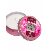 Массажная свеча  Клубника в сливках - БиоМед - купить с доставкой в Новочеркасске