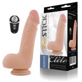 Вибратор с пультом ДУ и 10 режимами вибрации - 16 см. - ToyFa