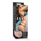 Телесный мастурбатор-ротик Angie - Blush Novelties - в Новочеркасске купить с доставкой