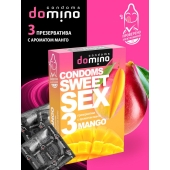 Презервативы для орального секса DOMINO Sweet Sex с ароматом манго - 3 шт. - Domino - купить с доставкой в Новочеркасске