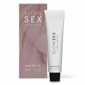 Лубрикант на водной основе Slow Sex Anal Play Gel - 30 мл. - Bijoux Indiscrets - купить с доставкой в Новочеркасске