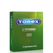 Текстурированные презервативы Torex  С точками  - 3 шт. - Torex - купить с доставкой в Новочеркасске