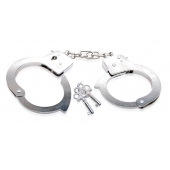 Металлические наручники Beginner s Metal Cuffs - Pipedream - купить с доставкой в Новочеркасске