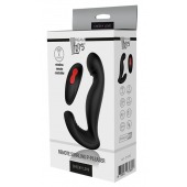 Черный вибромассажер простаты SWIRLING P-PLEASER - Dream Toys - в Новочеркасске купить с доставкой