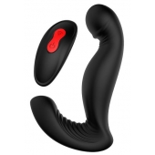 Черный вибромассажер простаты SWIRLING P-PLEASER - Dream Toys - в Новочеркасске купить с доставкой