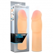 Телесная насадка-удлинитель на пенис PERFORMANCE 1.5INCH COCK XTENDER - 16 см. - Blush Novelties - в Новочеркасске купить с доставкой