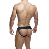 Черный мужской страпон DR. SKIN 6INCH HOLLOW STRAP ON - 16 см. - Blush Novelties - купить с доставкой в Новочеркасске