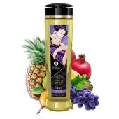 Массажное масло Libido Exotic Fruits с ароматом экзотических фруктов - 240 мл. - Shunga - купить с доставкой в Новочеркасске