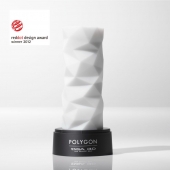 Белый 3D мастурбатор POLYGON - Tenga - в Новочеркасске купить с доставкой