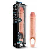 Телесный реалистичный фаллоудлинитель 10 Inch Silicone Cock Sheath Penis Extender - 25,4 см. - Blush Novelties - в Новочеркасске купить с доставкой