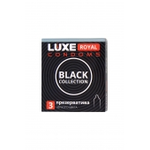 Черные презервативы LUXE Royal Black Collection - 3 шт. - Luxe - купить с доставкой в Новочеркасске