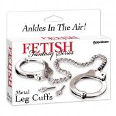 Металлические наручники Metal Leg Cuffs - Pipedream - купить с доставкой в Новочеркасске
