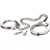 Металлические наручники Metal Leg Cuffs - Pipedream - купить с доставкой в Новочеркасске
