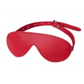 Красная маска Anonymo из искусственной кожи - ToyFa - купить с доставкой в Новочеркасске