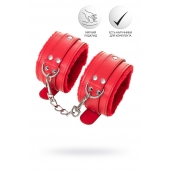 Красные оковы Anonymo из искусственной кожи - ToyFa - купить с доставкой в Новочеркасске