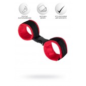 Красно-черные велюровые оковы Anonymo - ToyFa - купить с доставкой в Новочеркасске