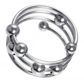 Большое металлическое кольцо под головку пениса - ToyFa - купить с доставкой в Новочеркасске