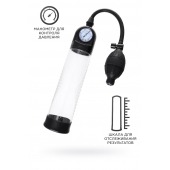 Прозрачная механическая помпа Roald с манометром - Sexus - в Новочеркасске купить с доставкой