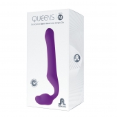 Лиловый безремневой страпон Queens M - Adrien Lastic - купить с доставкой в Новочеркасске