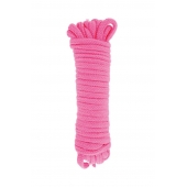 Розовая веревка для связывания Sweet Caress Rope - 10 метров - Sweet Caress - купить с доставкой в Новочеркасске