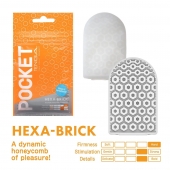 Карманный мастурбатор HEXA-BRICK - Tenga - в Новочеркасске купить с доставкой