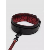 Стильный ошейник с поводком Reversible Faux Leather Collar and Lead - Fifty Shades of Grey - купить с доставкой в Новочеркасске