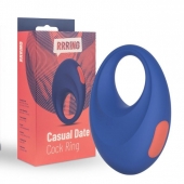 Синее эрекционное кольцо RRRING Casual Date Cock Ring - FeelzToys - в Новочеркасске купить с доставкой