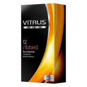 Ребристые презервативы VITALIS PREMIUM ribbed - 12 шт. - Vitalis - купить с доставкой в Новочеркасске