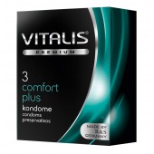Контурные презервативы VITALIS PREMIUM comfort plus - 3 шт. - Vitalis - купить с доставкой в Новочеркасске
