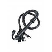 Длинный кожаный кнут с хлопушками на конце - ToyFa - купить с доставкой в Новочеркасске