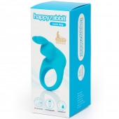 Голубое эрекционное виброкольцо Happy Rabbit Rechargeable Rabbit Cock Ring - Happy Rabbit - в Новочеркасске купить с доставкой