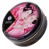Массажная свеча Rose Petals с ароматом розы - 30 мл. - Shunga - купить с доставкой в Новочеркасске