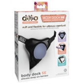 Черные трусики для страпона Body Dock SE на регулируемых ремнях - Pipedream - купить с доставкой в Новочеркасске