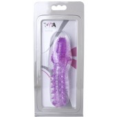 Фиолетовая насадка, удлиняющая половой член - 13,5 см. - Toyfa Basic - в Новочеркасске купить с доставкой