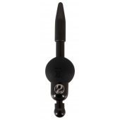 Черный уретральный вибростимулятор Vibrating Penis Plug - Orion - купить с доставкой в Новочеркасске
