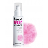 Съедобное согревающее массажное масло Love Me Tender Cotton Candy с ароматом сладкой ваты - 100 мл. - Love to Love - купить с доставкой в Новочеркасске