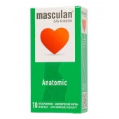 Презервативы анатомической формы Masculan Anatomic - 10 шт. - Masculan - купить с доставкой в Новочеркасске