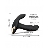 Черный вибромассажер простаты Multi P-Joy с 3 моторами - Dorcel - в Новочеркасске купить с доставкой