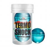 Интимный гель Termo Shock Hot Ball с разогревающе-покалывающим эффектом (2 шарика по 3 гр.) - HotFlowers - купить с доставкой в Новочеркасске