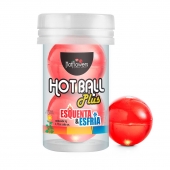 Лубрикант на масляной основе Hot Ball Plus с охлаждающе-разогревающим эффектом (2 шарика по 3 гр.) - HotFlowers - купить с доставкой в Новочеркасске